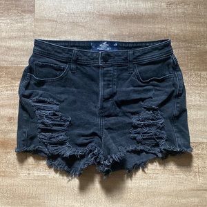 Hollister Curvy Denim Mom Shorts